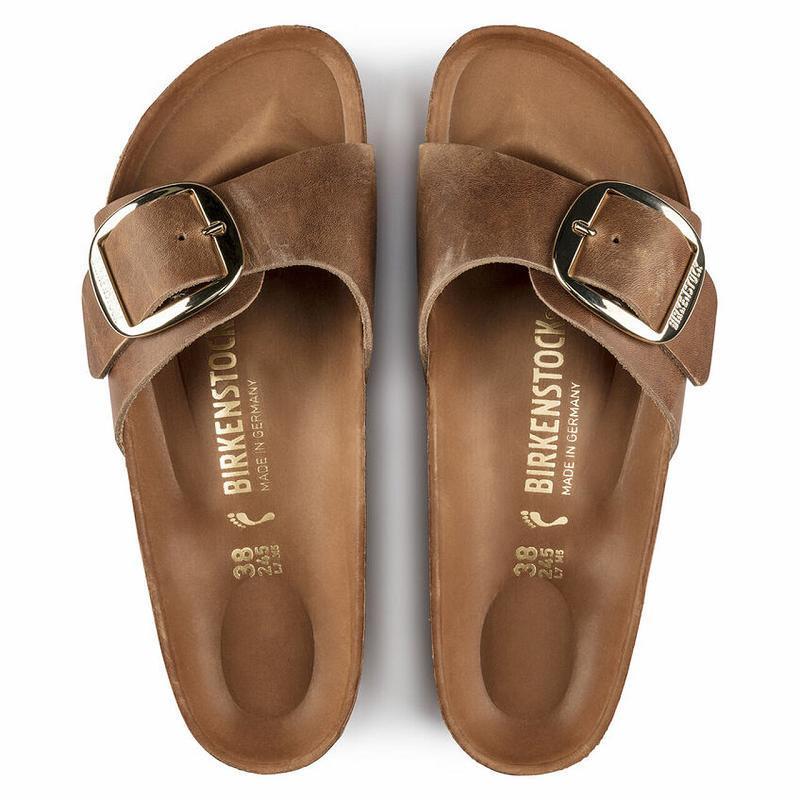 Madrid Birkenstock Big Prackou Oiled Kozene Damske Hnede | SK 127HAP